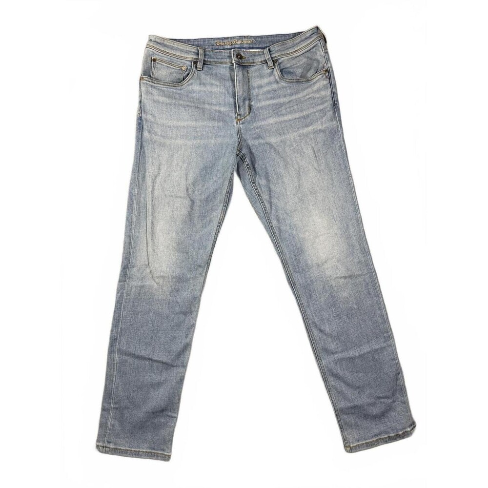 Tommy Bahama Men's Jeans 36x32 Light Wash Straight Leg Stretch Denim